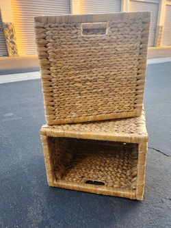 Wicker Baskets S/2
