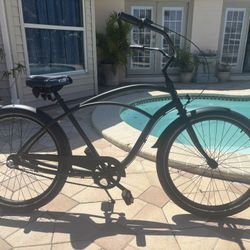 Phat Cycles Dark Noir Beach Cruiser Bicycle