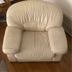 Two White Couches In Good Condition 