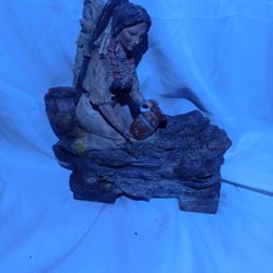 Old American Indian  Fountain Vintage.