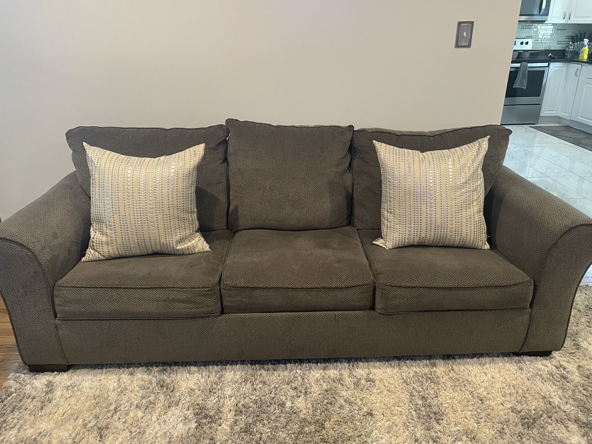 Couch Bed And Oversized Chair