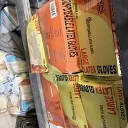 Rubber Gloves & Water Proof Shop Boot Size 13