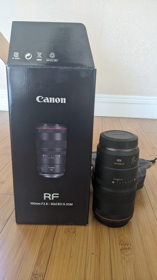 Canon RF 100mm L Series Macro IS USM LENS