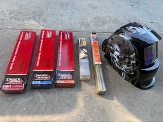 Welding mask  5 boxes electrodes