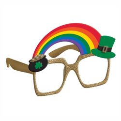St. Patrick's Day Rainbow Glasses