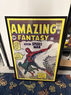 Spiderman Poster With Frame