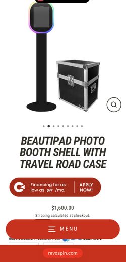 PHOTO BOOTH W/CASE