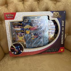 Pokemon TCG: 30th Anniversary Greninja EX Box