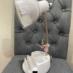 New Home stuff, Desk lamp,fabric bins
