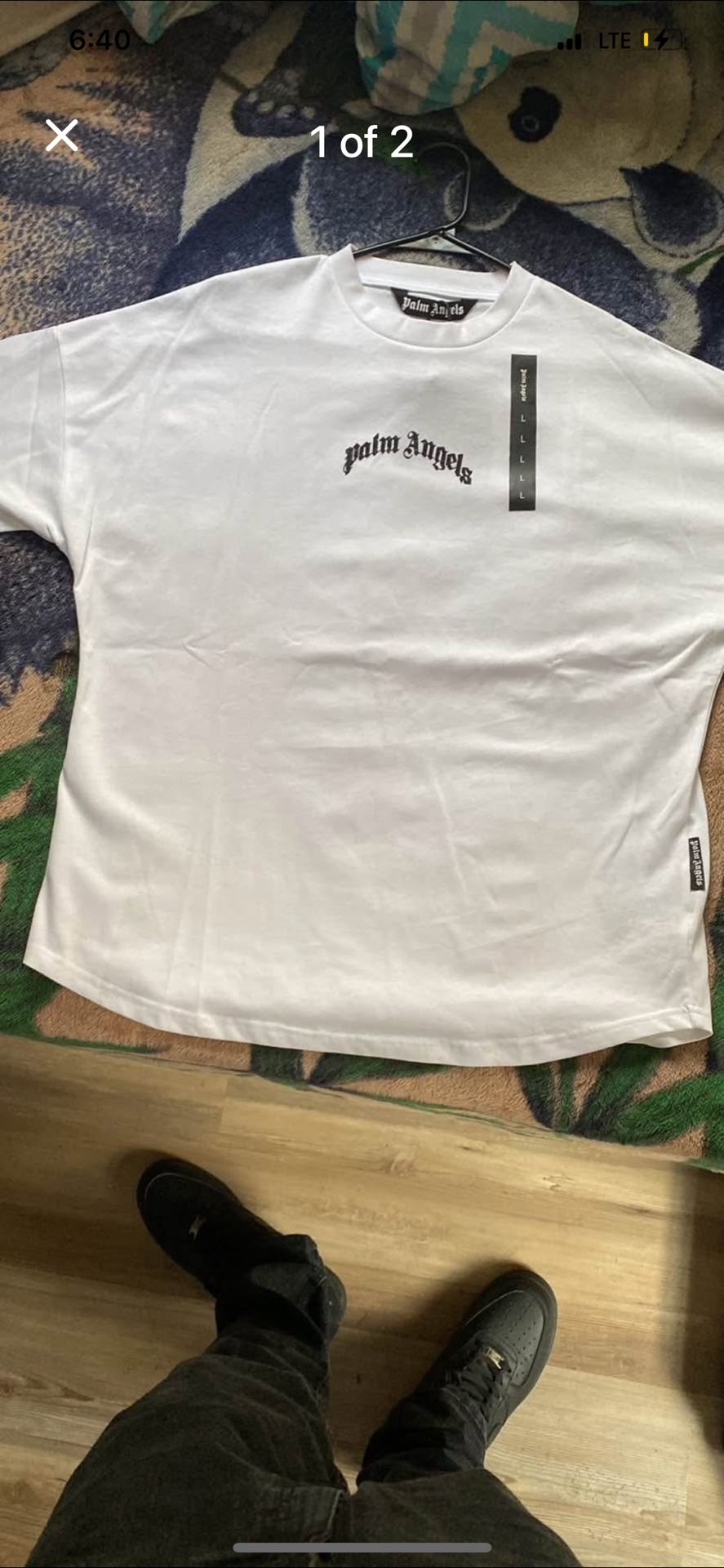 Palm Angels Curved Logo 