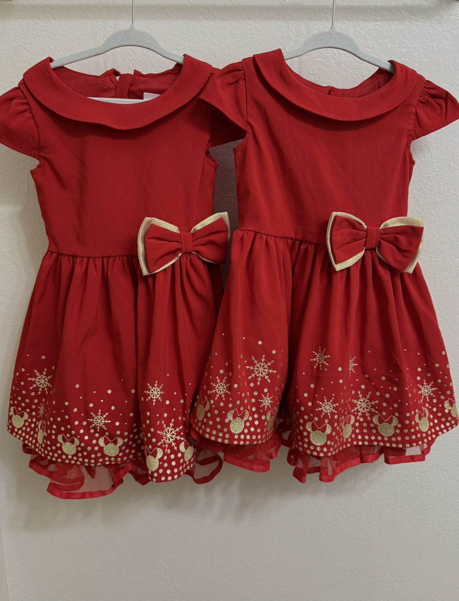 Girls Disney Christmas Holiday Party Dress Size 3T 2T