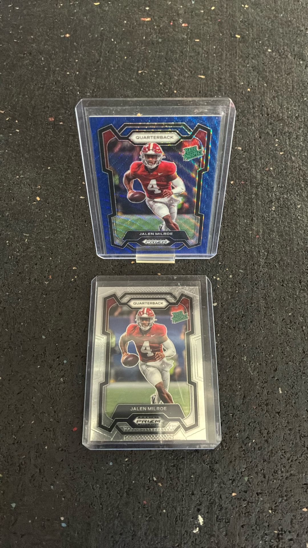 2024 Panini Prizm Jalen Milreo Blue Wave Rookie /249 Alabama