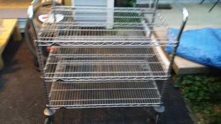 SS food service cart