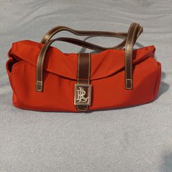 Ralph Lauren Lauren Elegant Women's Purse Red Wine Color