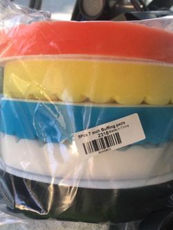 Buffing polishing pads 7inch