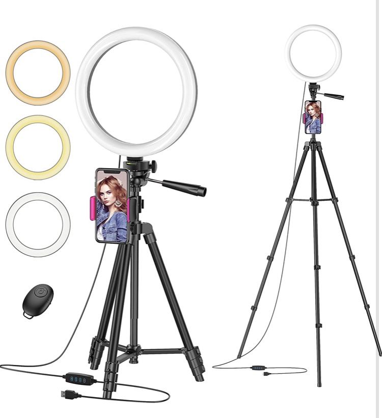 Aptoyu Ring Light With 50 “ Extension Stand