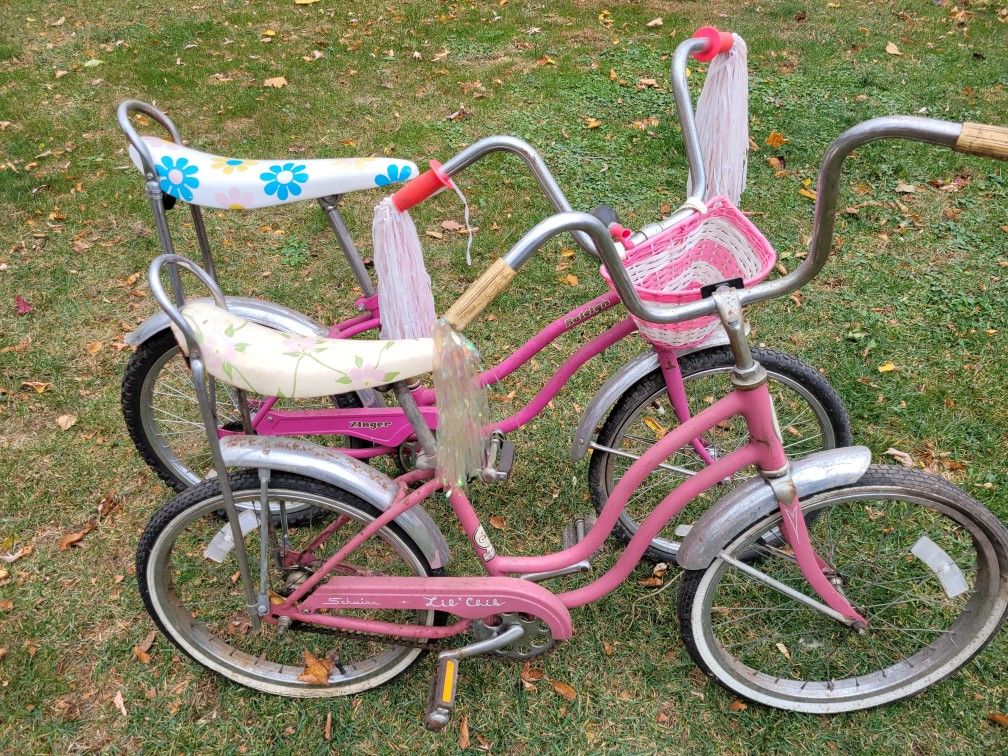 Schwinn Lil Chik Raleigh Zinger Muscle Bikes Vintage Girls