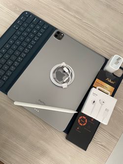 Apple IPad Pro 11” 4th Generation (2022 Model / M2 chip ) 128GB with Keyboard, pen & Accessories (256gb /512GB)