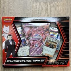 Pokemon TCG Destined Rivals Team Rockets Mewtwo EX Box Sealed