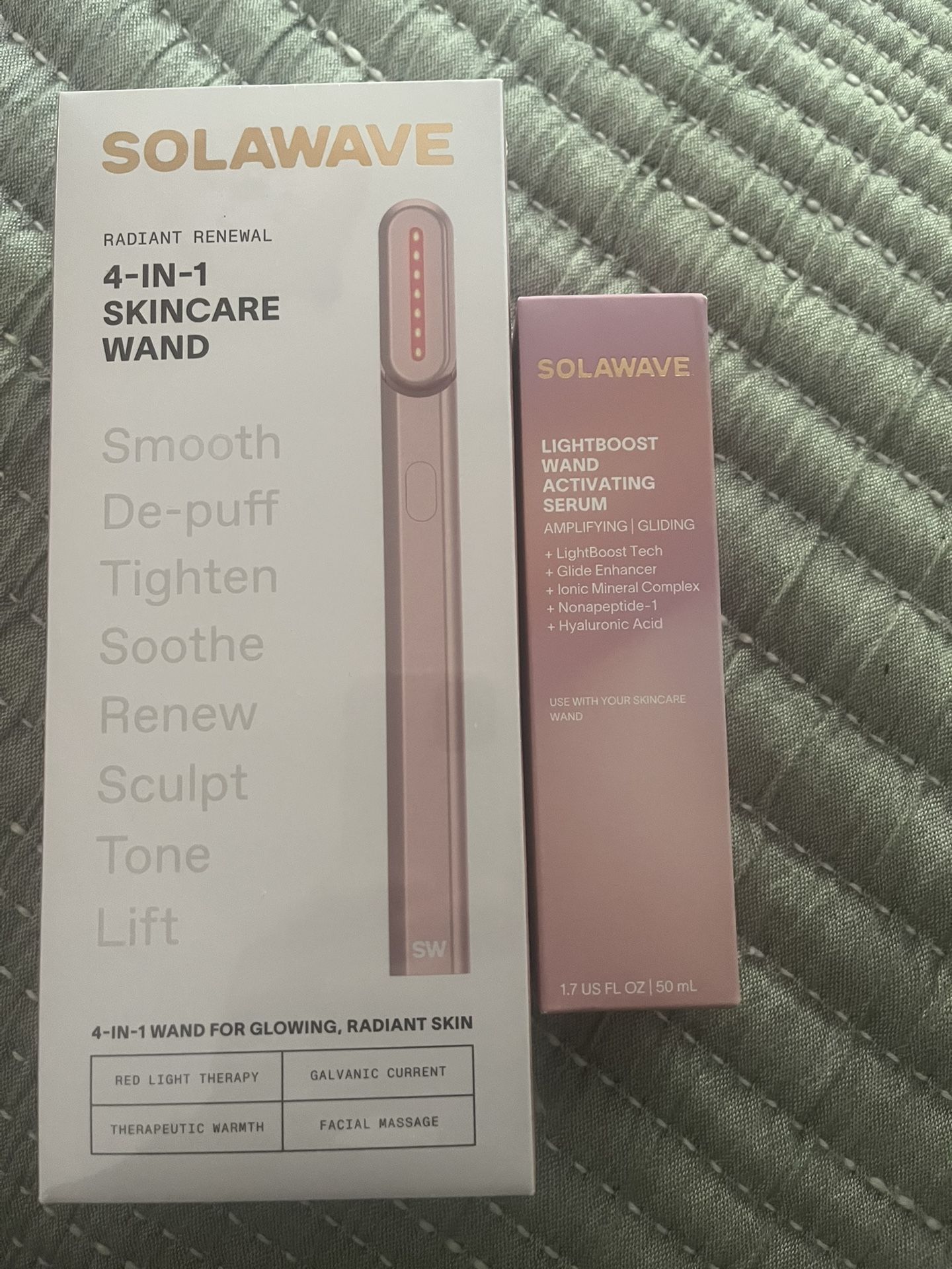 SolaWave 4-in-1 Skin Care Wand & Serum - all brand new & sealed