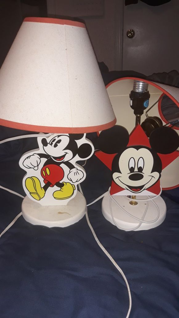Mickey Mouse lamps