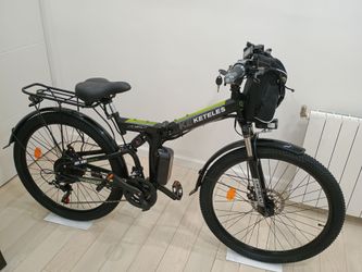 KETELES E-Mountain Bike For Adults 26" Folding Electric Bike 1000W/48V/20AH