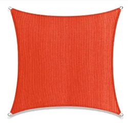 Sunshade Sail Canopy 18 ft. x 18 ft. Square Awning 