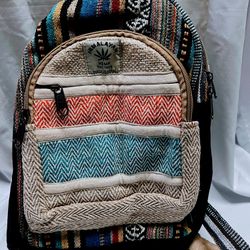   Brand: Rugmandu products  Handmade Mini hemp backpack. Multipurpose / Hiking 