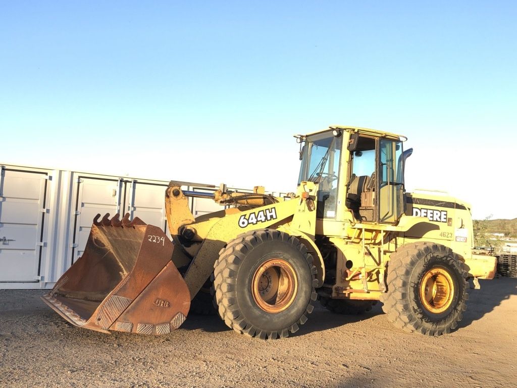 1998 John Deere 644h Wheel Loader Diesel Enclosed Cab for Sale in ...