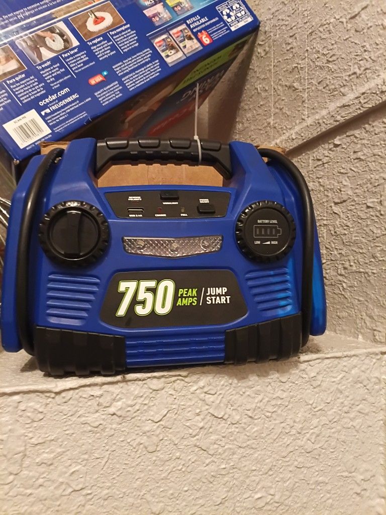 750 Peak Amps Jump Start