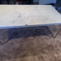 Marble Paint Coffee Table 