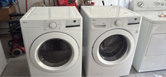 LG Front Load Washer and Dryer Set