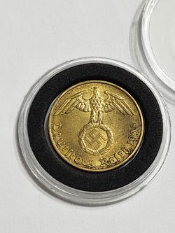 1938 Reichs 5 Pfennig Antique Coin