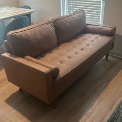 Brown Loveseat Sofa