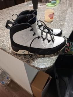 Jordan 9 Retro White Black Blue