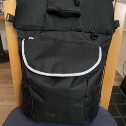 Versatile Bag for Shoe & Laptop Compartment and Travel - Men & Women - Black