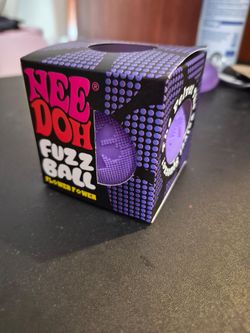 Nee Doh fuzz ball purple