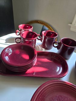 46 pieces of Fiestaware!