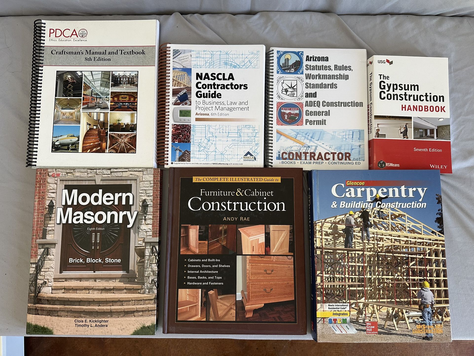 Arizona Contractor's License Exam Prep Set of 7 Books