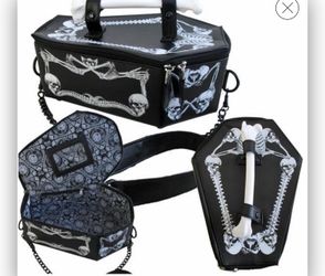 Skeleton coffin ⚰️ bag