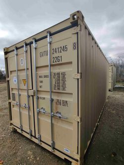 NEW 20ft Beige One Trip Shipping Containers For Sale