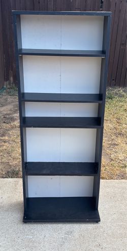 Black CD / DVD Shelf / Bookcase