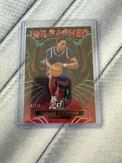 2025 Donruss Unleashed Tahaad Pettiford Red SSP #47/49
