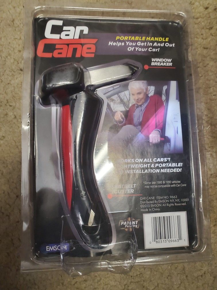 CAR CANE, WITH WINDO BREAKER.
