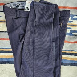 New NWT Riding Breeches Ladies 34L Long Navy Blue by TuffRider 