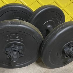 Adjustable Dumbbell Weights 30# Set