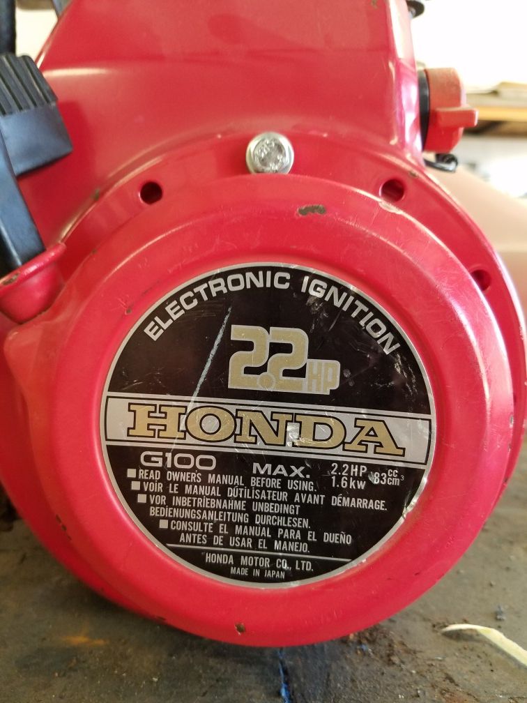 Honda G100 2.2hp engine for Sale in Porterville, CA - OfferUp