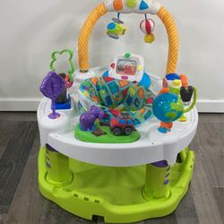ExerSaucer Triple Fun+ World Explorer Bouncing Activity Saucer