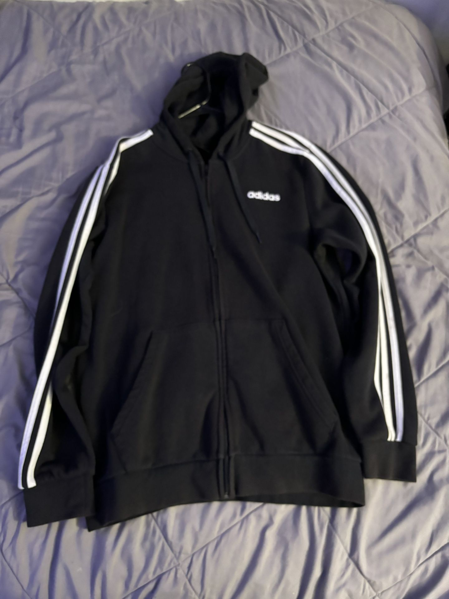 Black addidas hoodie