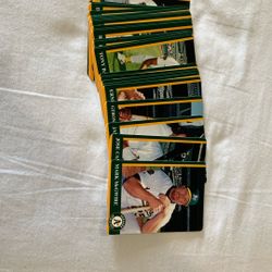 Complete set of the 199 Seven Atlantic, a baseball team, commemorative mother’s baseball cards